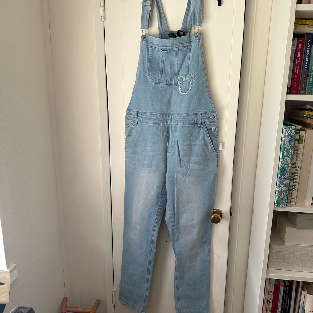Disney Light Blue Denim Jumpsuit unisex